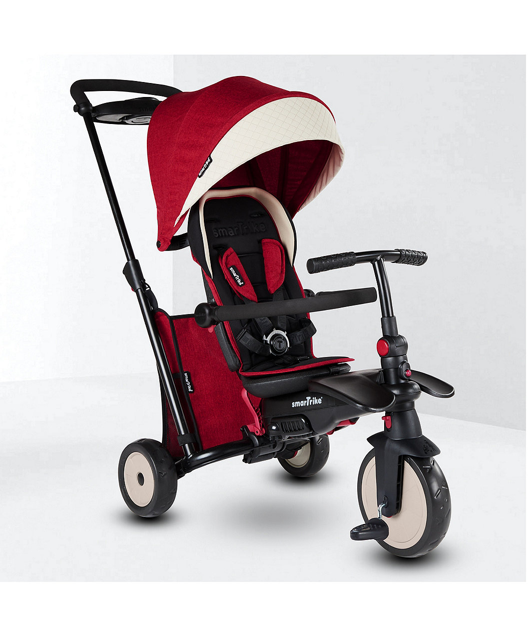 consumption story Catena SmarTrike® STR5 tricicletă pliabilă pentru bebeluși 7 in 1 - rosu melange -  Mothercare