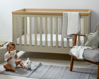 Lulworth cot bed nursery furniture from mothercare